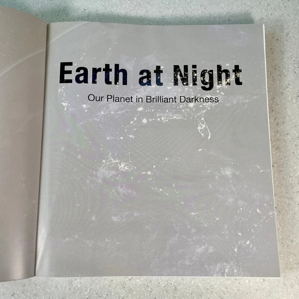 NASA Earth at Night Our Planet in Brilliant Darkness Hardcover Book Space Photo